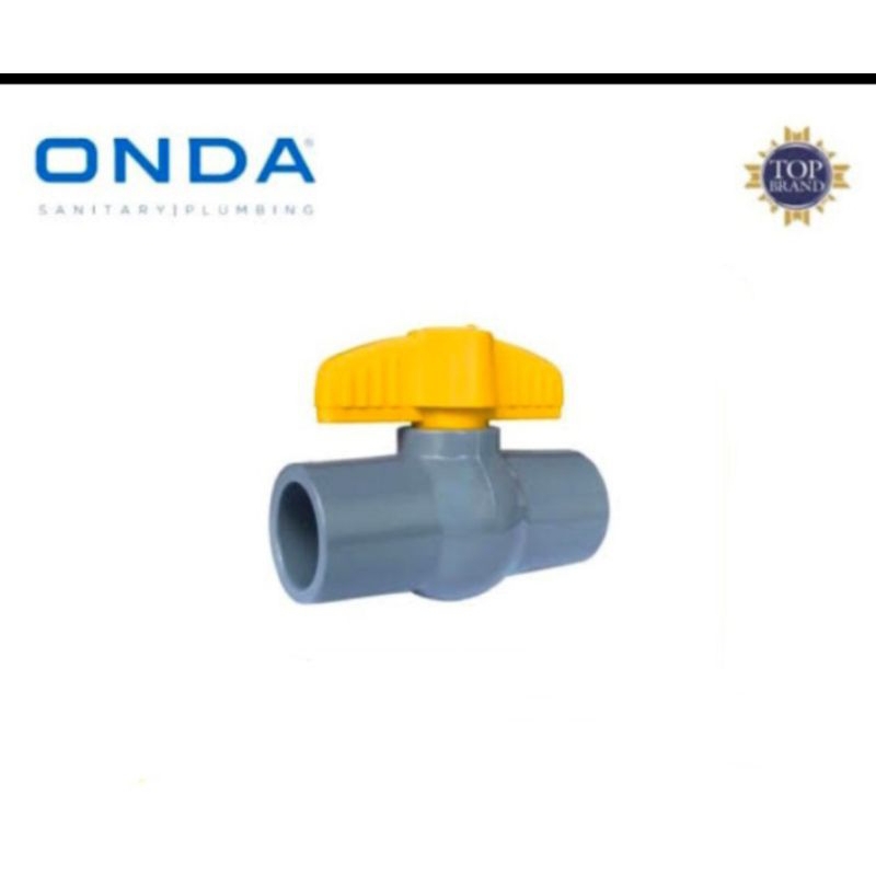 onda stop kran PVBG 1/2" ball valve PVC PVBG polos 1/2inch onda