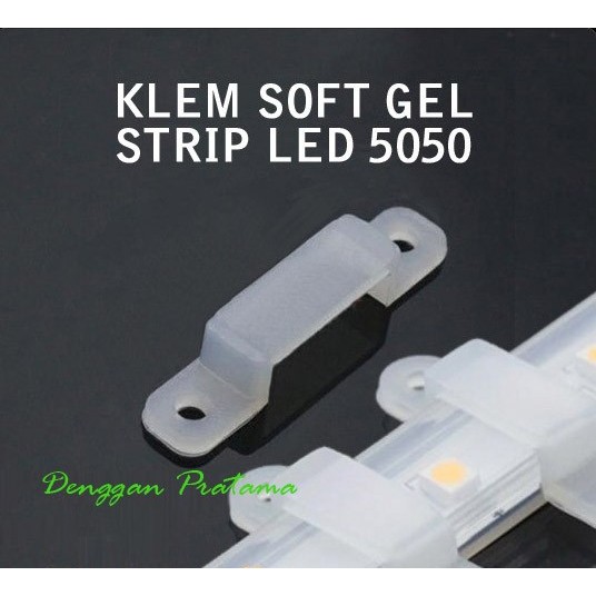 Klem Tutup Cover Lampu LED Neon Flex Flexible Sign LED Strip Selang