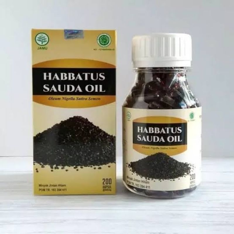 HABBATUSSAUDA OIL 200 KAPSUL MINYAK HABBATUSSAUDA JINTAN HITAM