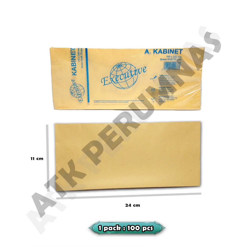 

amplop cokelat A.Kabinet polos