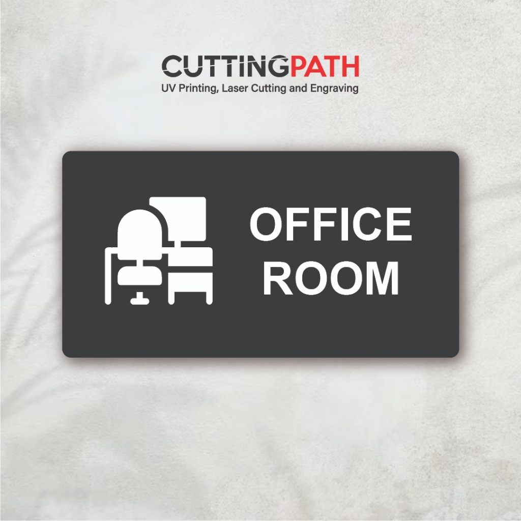Papan Nama Kantor | Akrilik Sign Office | Papan Nama Ruangan Kantor Custom Satuan