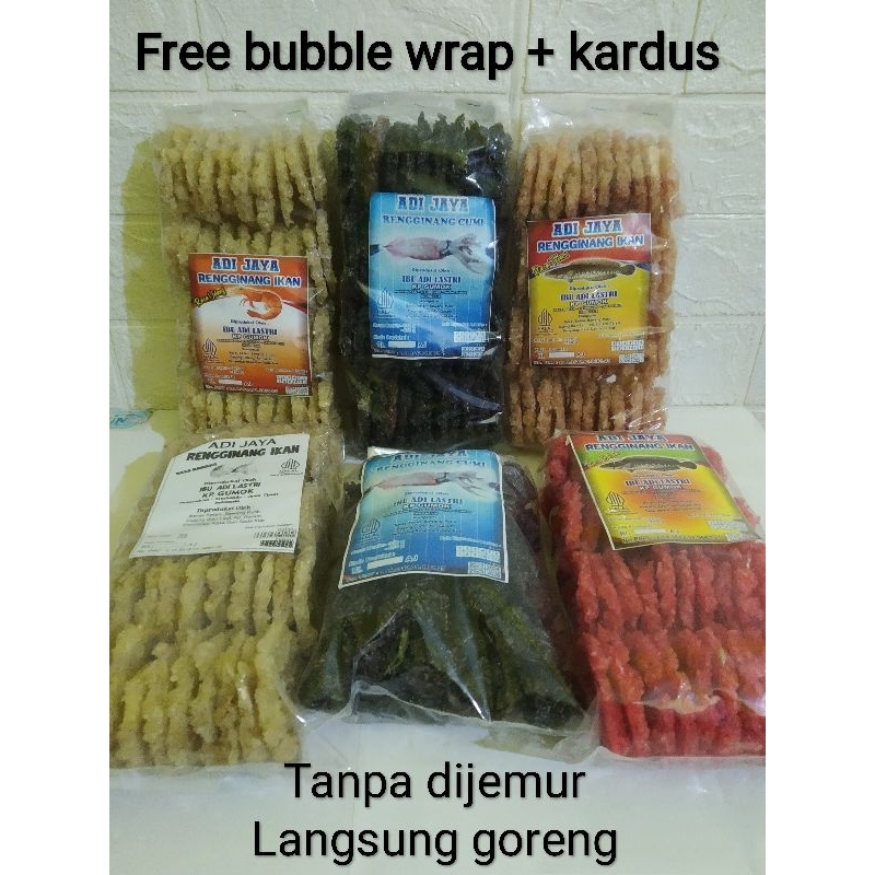 

Rengginang Situbondo rasa Bawang, Udang, Cumi, Balado, Terasi isi 40pcs Free bubble wrap+kardus