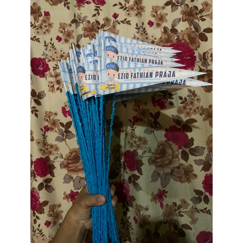 BENDERA AQIQAH MARHABAH CUSTOM