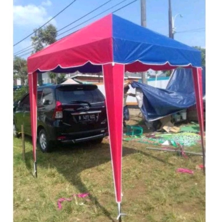 PROMO TENDA CAFE TENDA BAZAR UK 2X2/2X3 LENGKAP SATU SET TENDA MURAH TINGGAL PAKEK