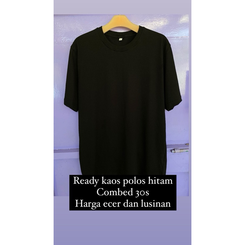 kaos polos combed 30s knitto