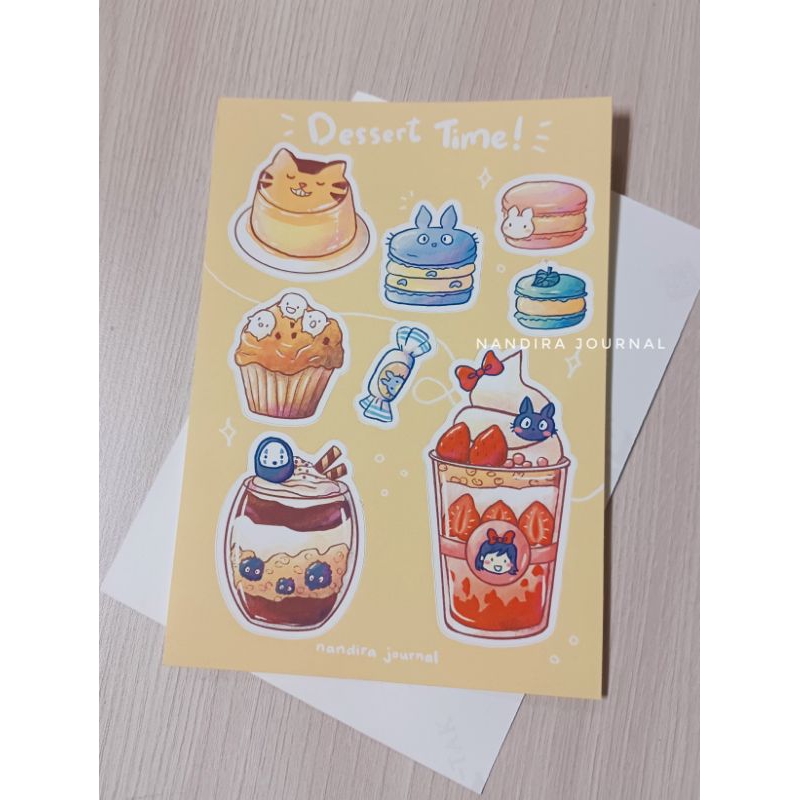 

Sticker Sheet - Dessert Time Ghibli by Nandira Journal