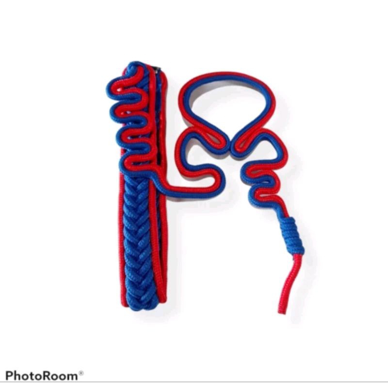 Tali Komando taruna biru lis merah tali kur pramuka