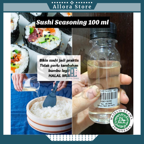 

Vinegar Cuka Bumbu Nasi Sushi Gimbap Onigiri/Cuka Sushi Seasoning 100 ml Halal