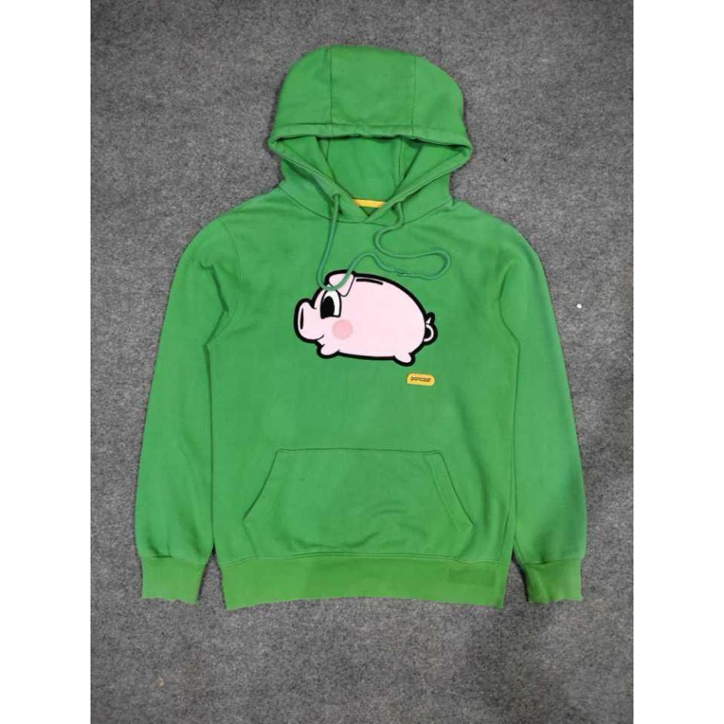 PANCOAT PIG GREEN HOODIE