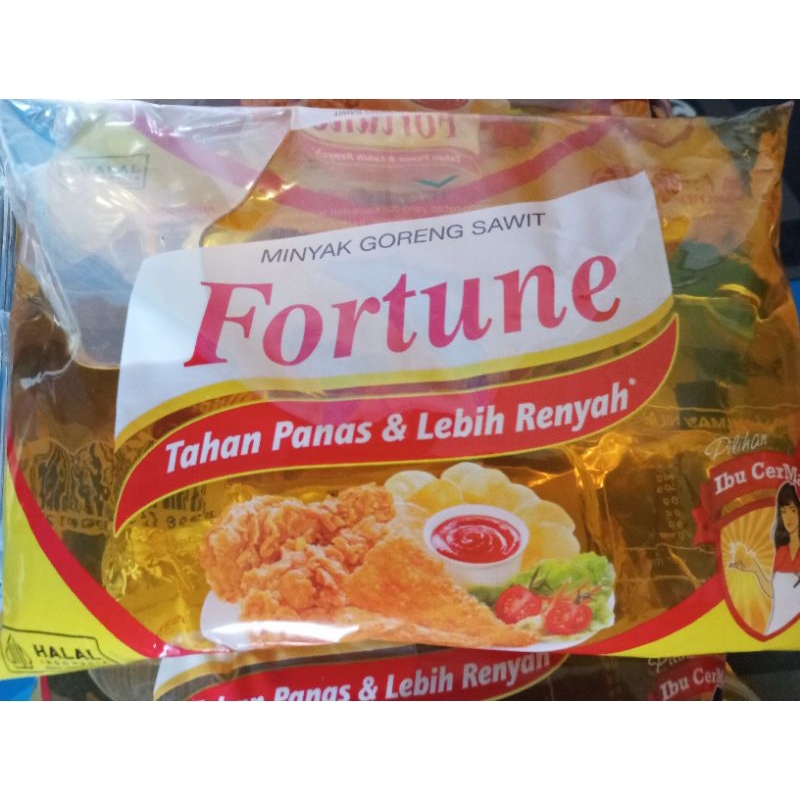 

Minyak goreng Fortune bantal 1L