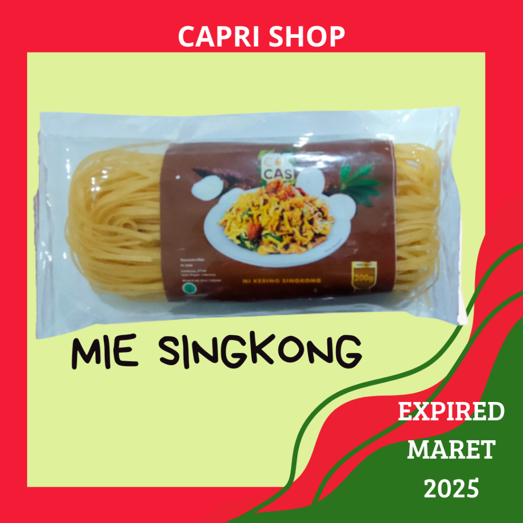 

MIE KERING SINGKONG 200 GRAM