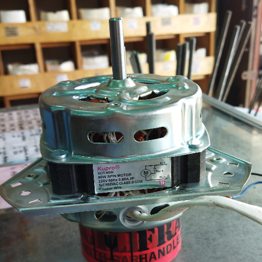 DINAMO PENGERING MESIN CUCI 80WATT AS 10MM TEMBAGA / SPIN MOTOR TEMBAGA 80WATT /XTD-80W / 80W SPIN M