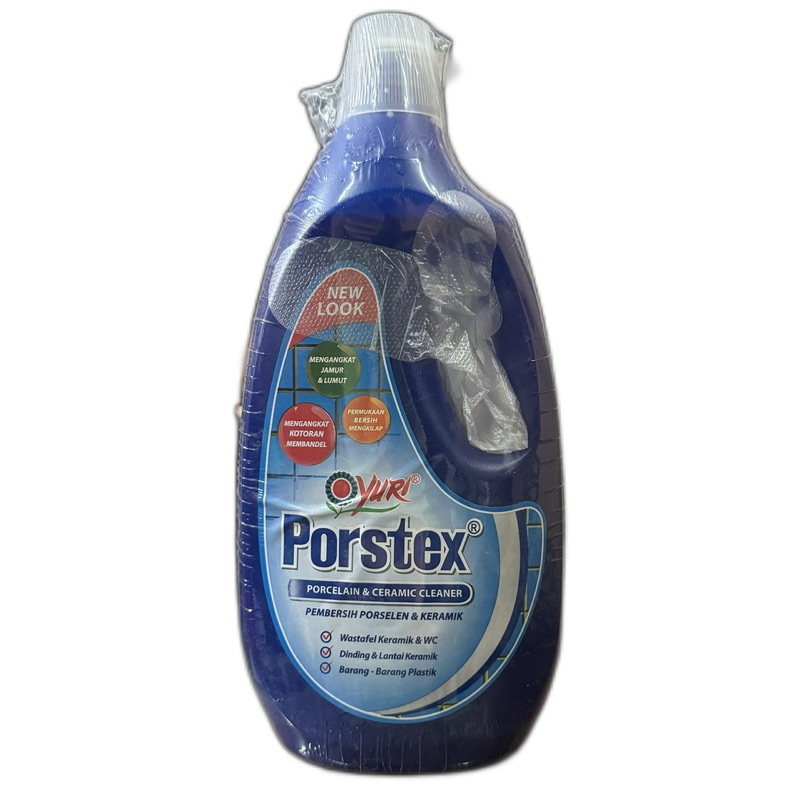 YURI PORSTEX 1000 ML/1 LITER PEMBERSIH PORSELEN, kERAMIK, LANTAI WC 1L