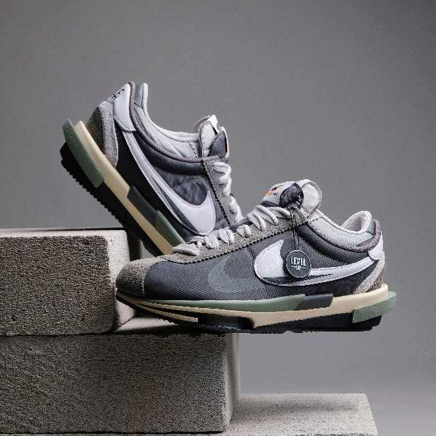 Sacai x Zoom Cortez SP Iron Grey 100% Original