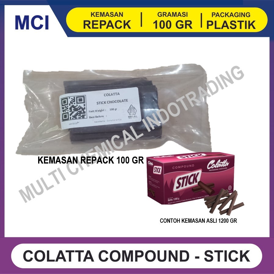

COLATTA STICK CHOCOLATE / COKLAT BATANG COLLATA - 100 GR