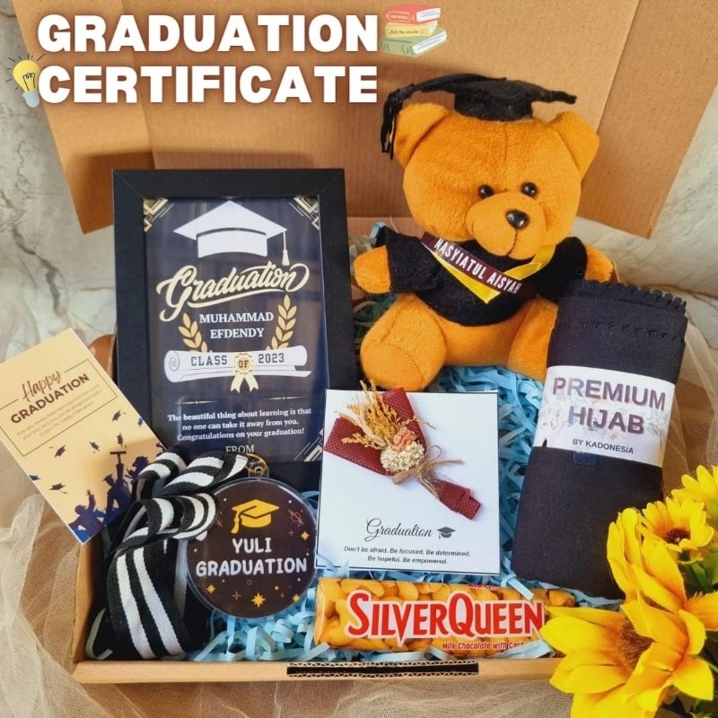 Kado Wisuda Cowok Sertifikat Graduation Gift / Buket Wisuda Cewek ( SRTE)