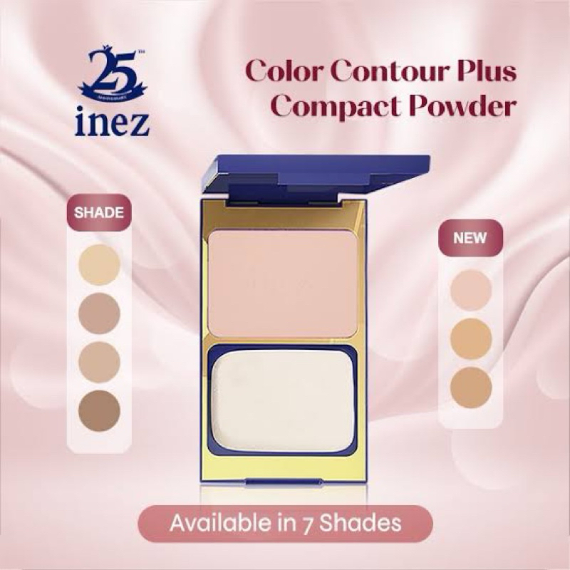 Bedak Padat Inez Compact Powder Inez