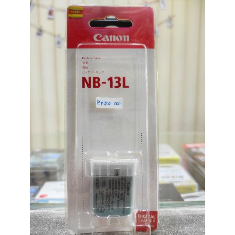 Baterai Canon NB-13L for kamera powershoot Sx620/720/730/740/G1x/G5x (keterangan lengkap di deskrips