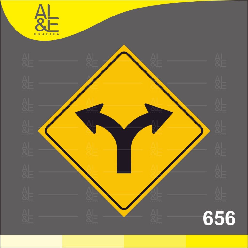 

656 - Stiker Rambu Lalu Lintas, Sticker Vinyl, Premium, Tahan Air