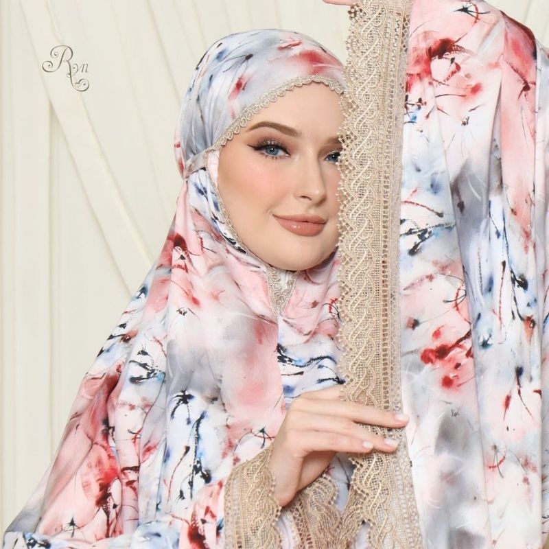 Mukena Ryn Rayyan Rayon Viscose Import Danita Series