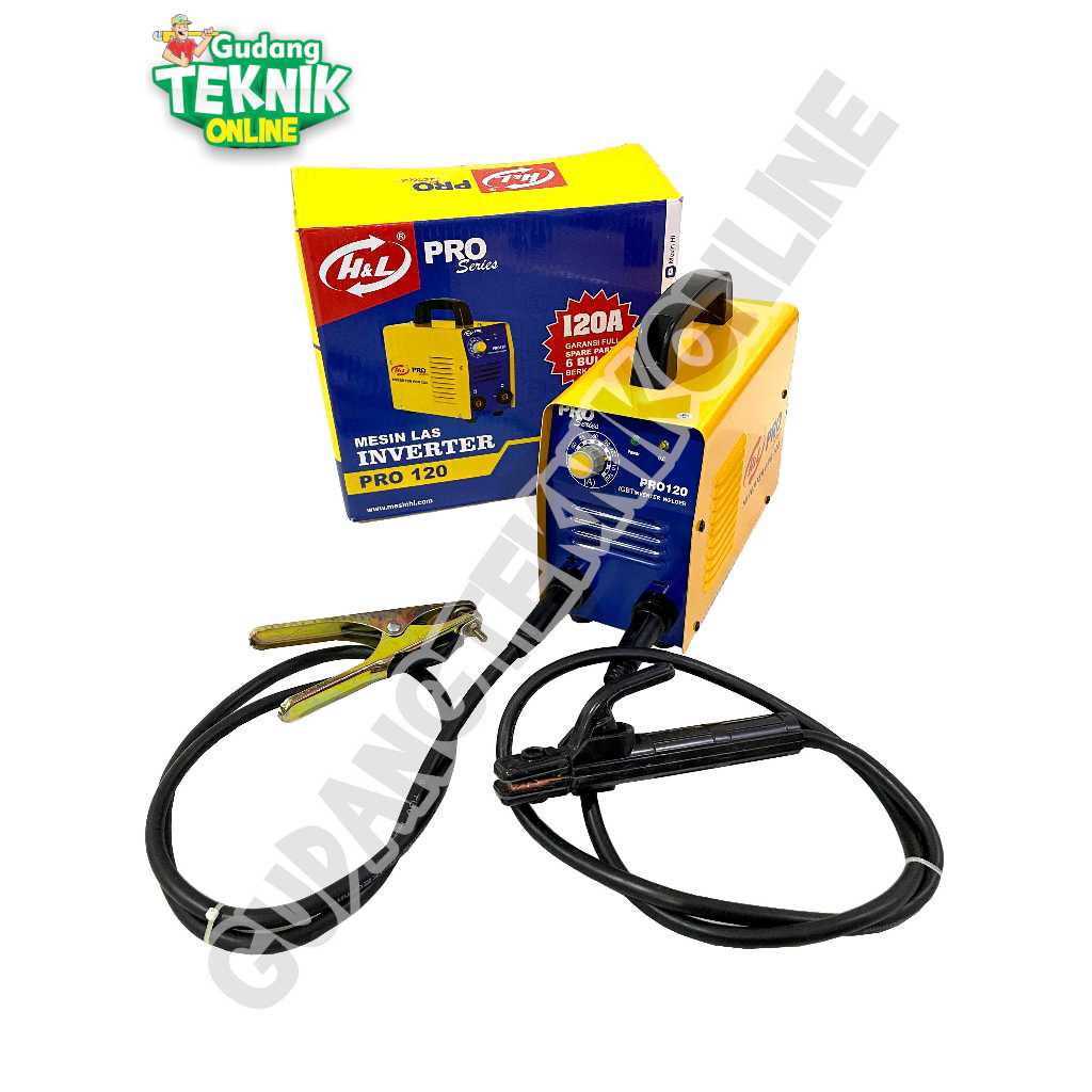 HNL Mesin Las Listrik 120A HNL PRO 120 / Mesin Las 120 Ampere Trafo Travo Las H&L - Inverter Welding