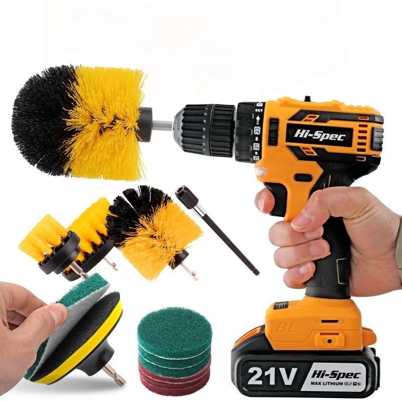 ✔️READY Mata Bor Sikat Pembersih Kepala Sikat Bor / Sikat Pembersih Kepala Sikat Bor Elektrik Listri