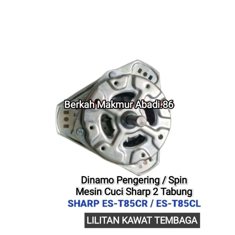 Dinamo Pengering Mesin Cuci Sharp ES-T85CL ES-T85CR Mesin Cuci 2 Tabung Spin Sharp Est85 Sharp Temba