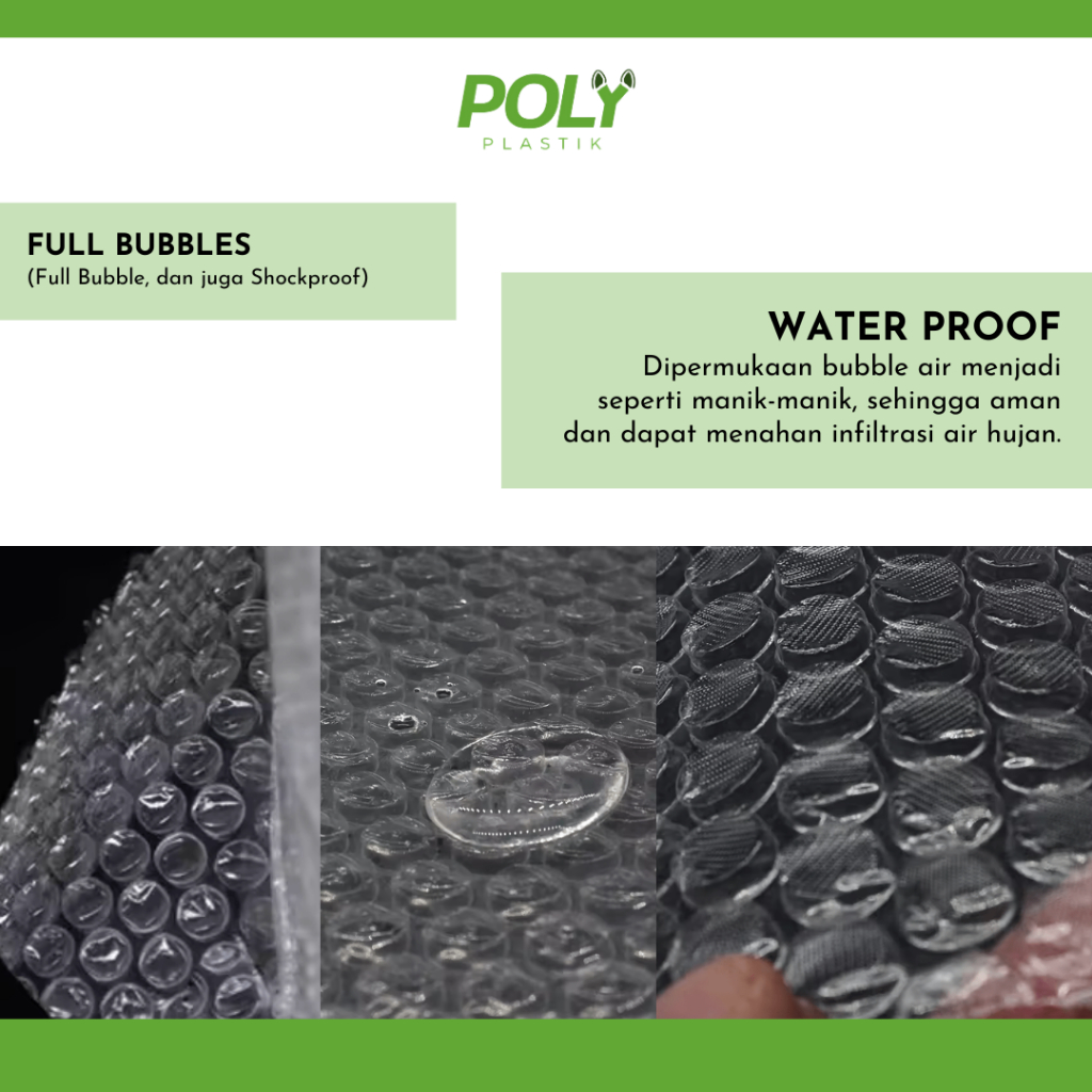 

H3T Bubble Wrap Hitam/Putih 25cm x 50 Meter MURAH KUALITAS TOP