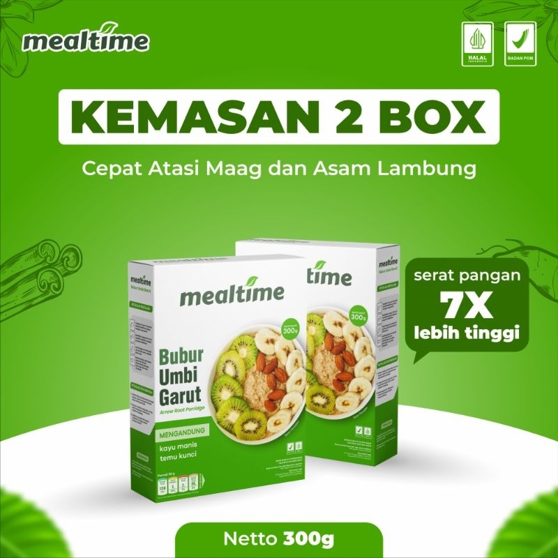 

Mealtime Bubur atau Sereal Umbi Garut Solusi Asam Lambung