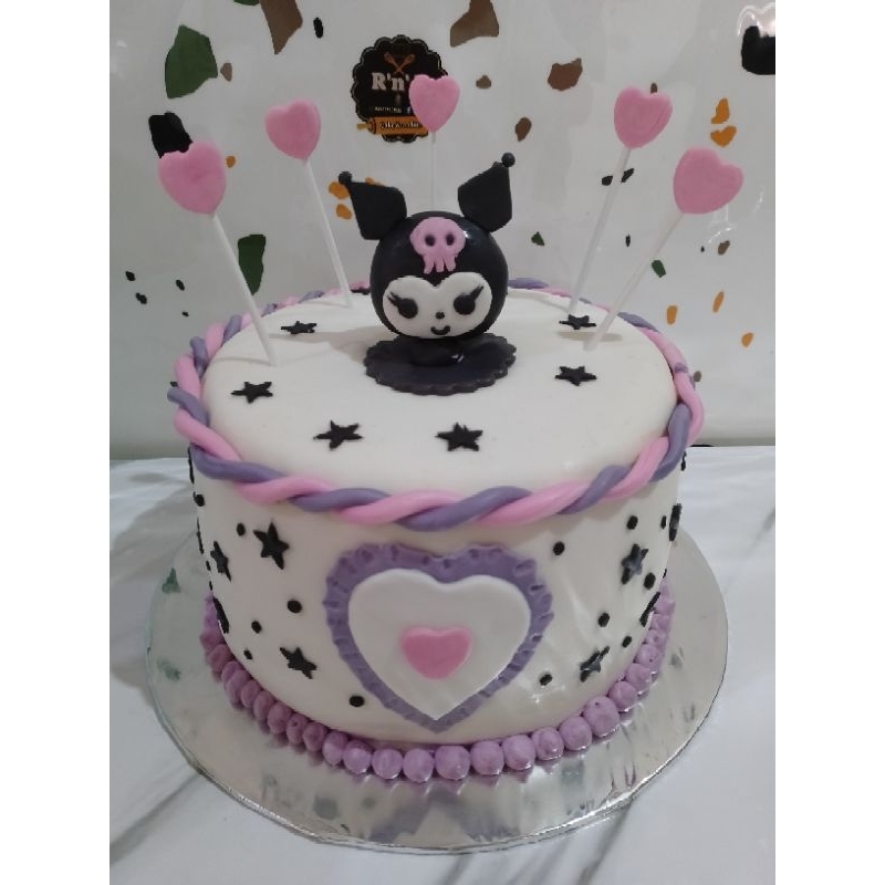 

cake full pondan size 18cm