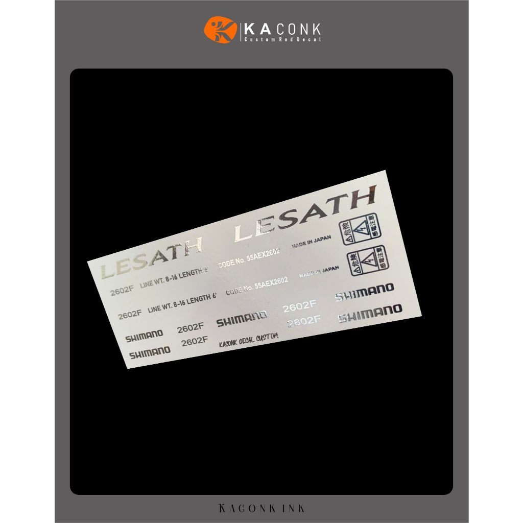 DECAL JORAN LESATH LTD REPAINT