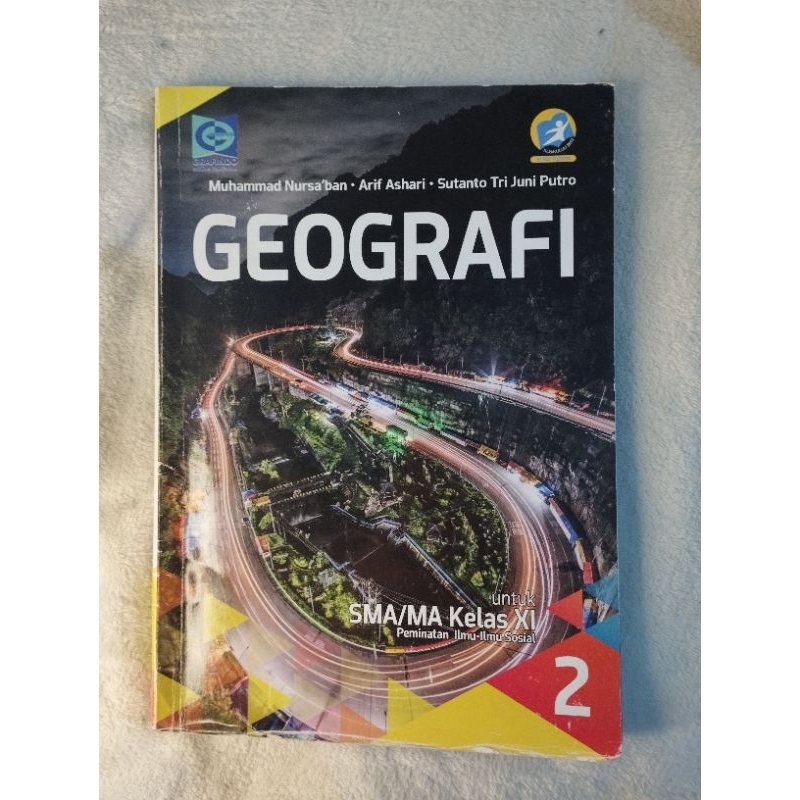 Buku Paket GEOGRAFI Kelas 11 SMA Kurikulum 2013 Grafindo Bekas