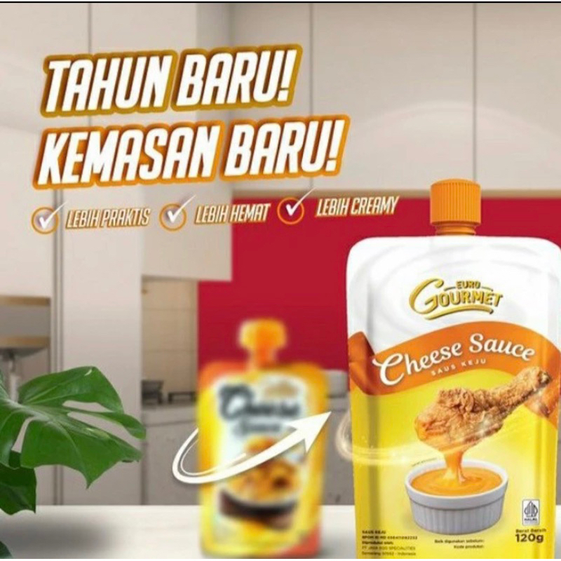 

Euro Gourmet Cheese Sauce Saus Keju cimory