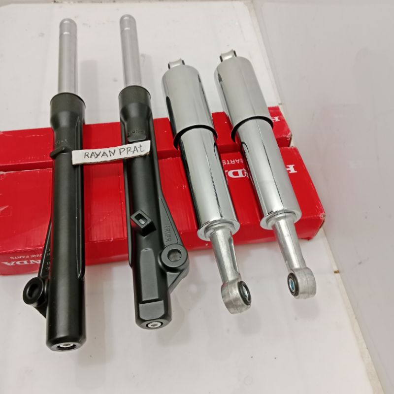 Shock depan tabung belakang Astrea Grand Astrea grand komplit GN5