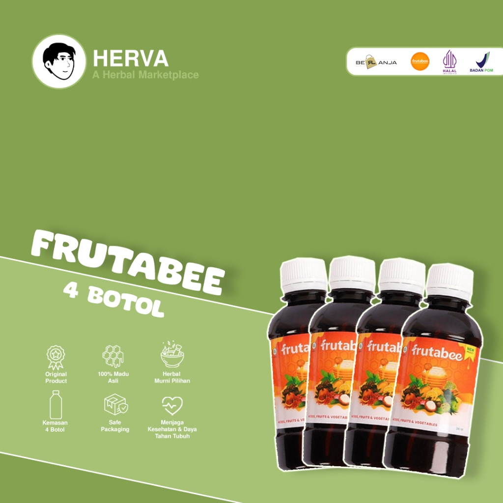 

Berlanja Frutabee Sarang Madu Asli 100% Murni Kemasan 4Botol | Madu Suplemen Makanan | Vitamin Daya Tahan Tubuh | Vitabumin Original Nafsu Makan Anak | Madu Herbal | Gutamin Original | Madu Multiflora | Untuk Menjaga Kesehatan dan Meningkatkan Kecerdasan