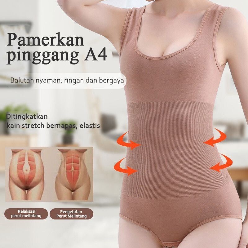 Korset Wanita Full Body Pelangsing Perut Full Body Anti Buncit Korset Perut Pengencang Pinggul