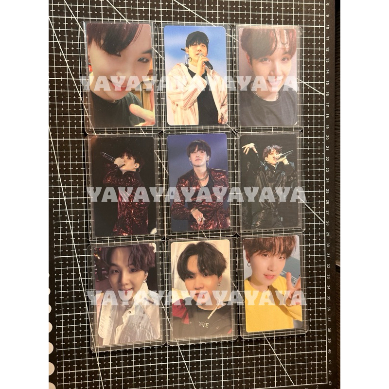 BTS SUGA OFFICIAL PHOTOCARD TOUR YOONGI DVD BLURAY