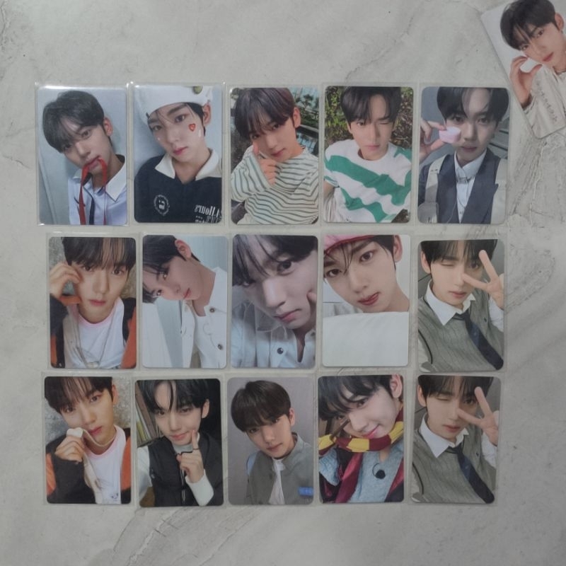 (BACA DESK) pc photocard official zb1 zerobaseone jiwoong hanbin zhanghao taerae matthew ricky gyuvi