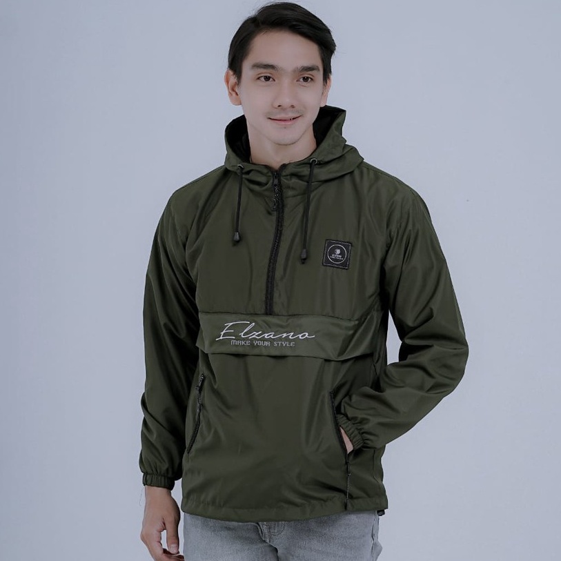 Berkualitas Cougle Man Elzano  Jaket Parasut Pria dan Wanita