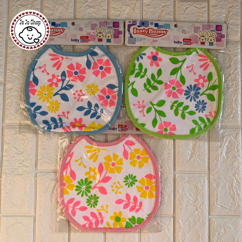 Lusty Bunny Bib Flower/Celemek Kain Bayi TL3642