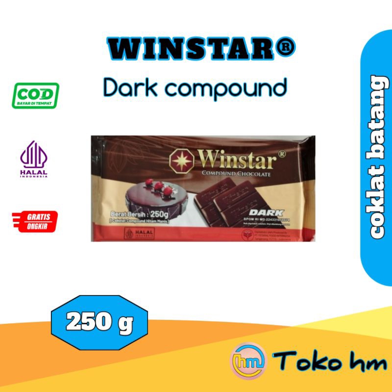 

Coklat Batang Winstar Dark coklat 250 gr