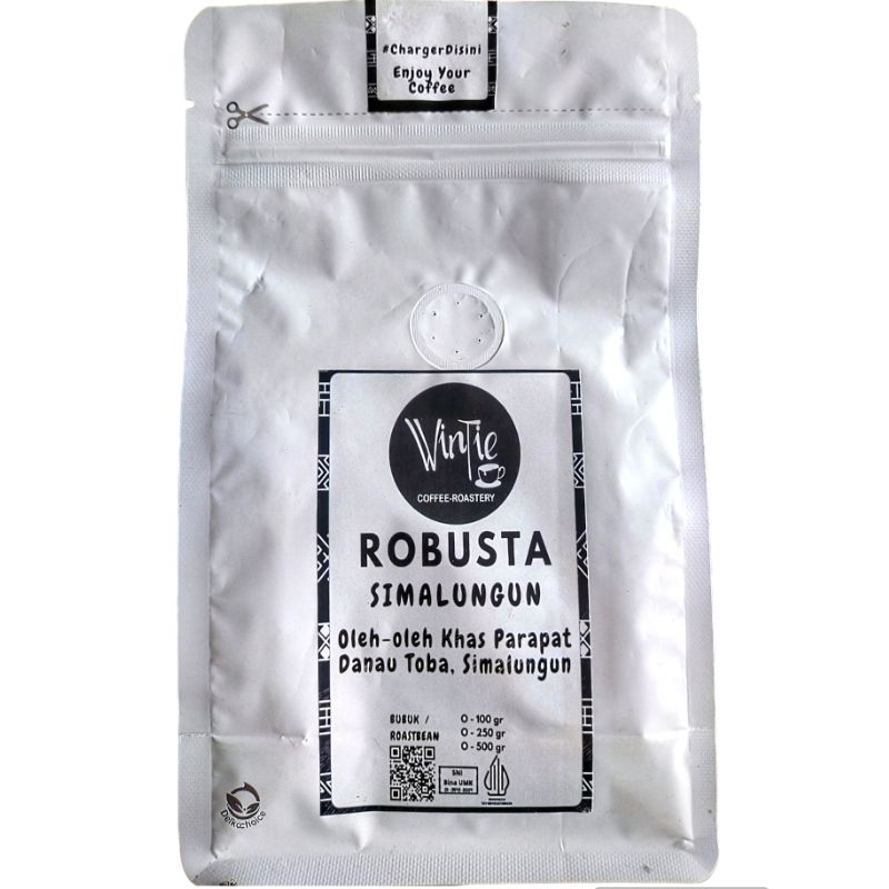 

Bubuk Kopi Robusta Simalungun 100 gr WinTie Coffee