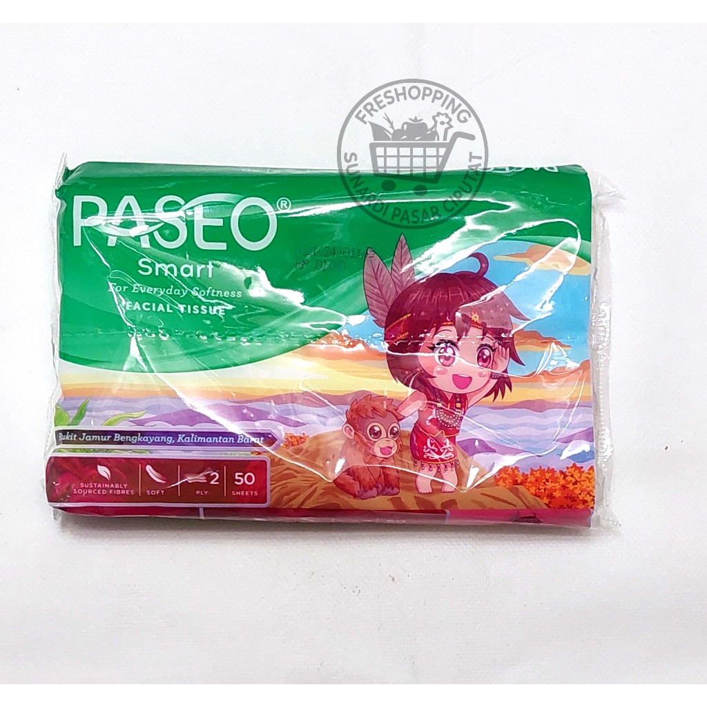 Tisu TISSUE PASEO travel pack 50 sheet