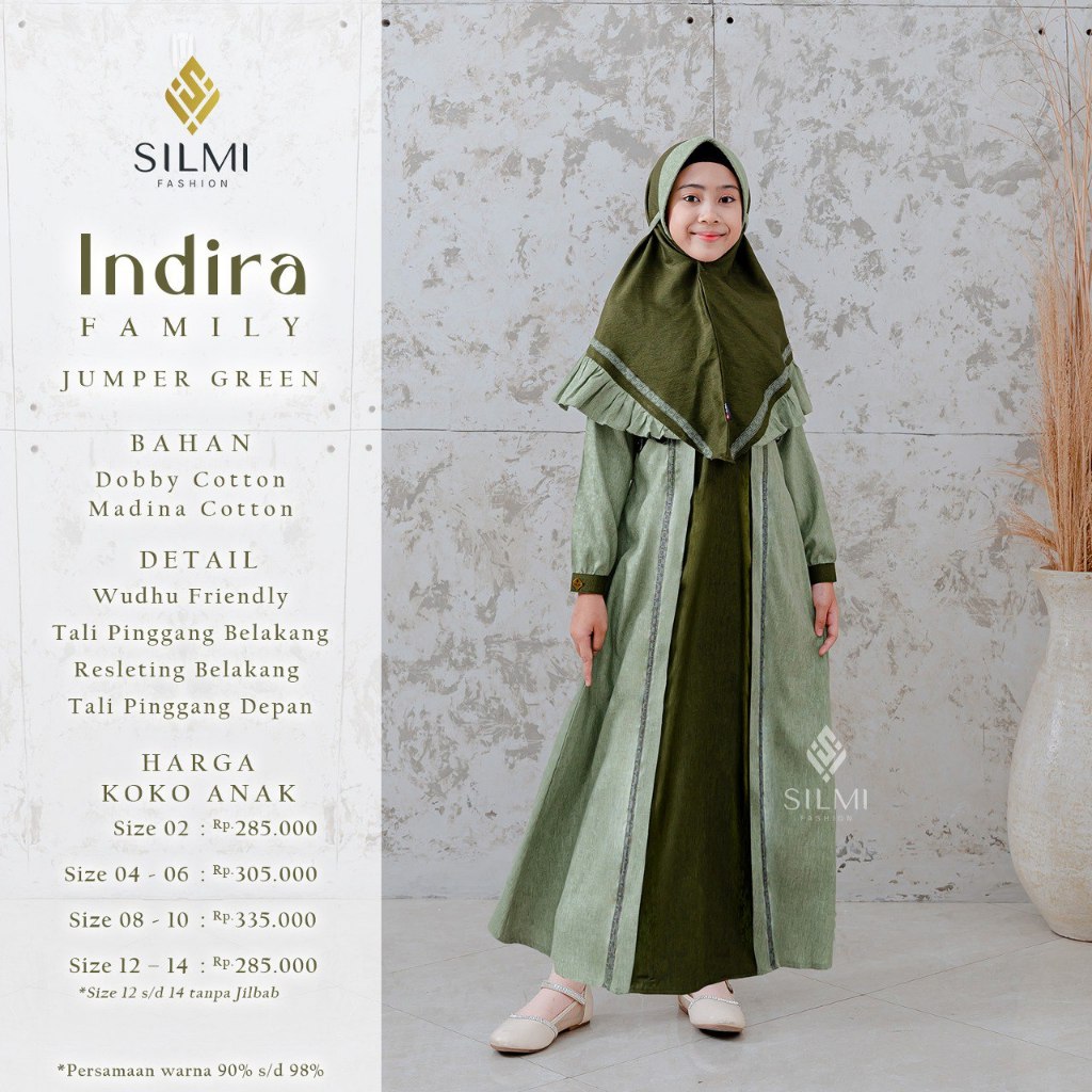 READY GAMIS INDIRA BY SILMI TERMURAH