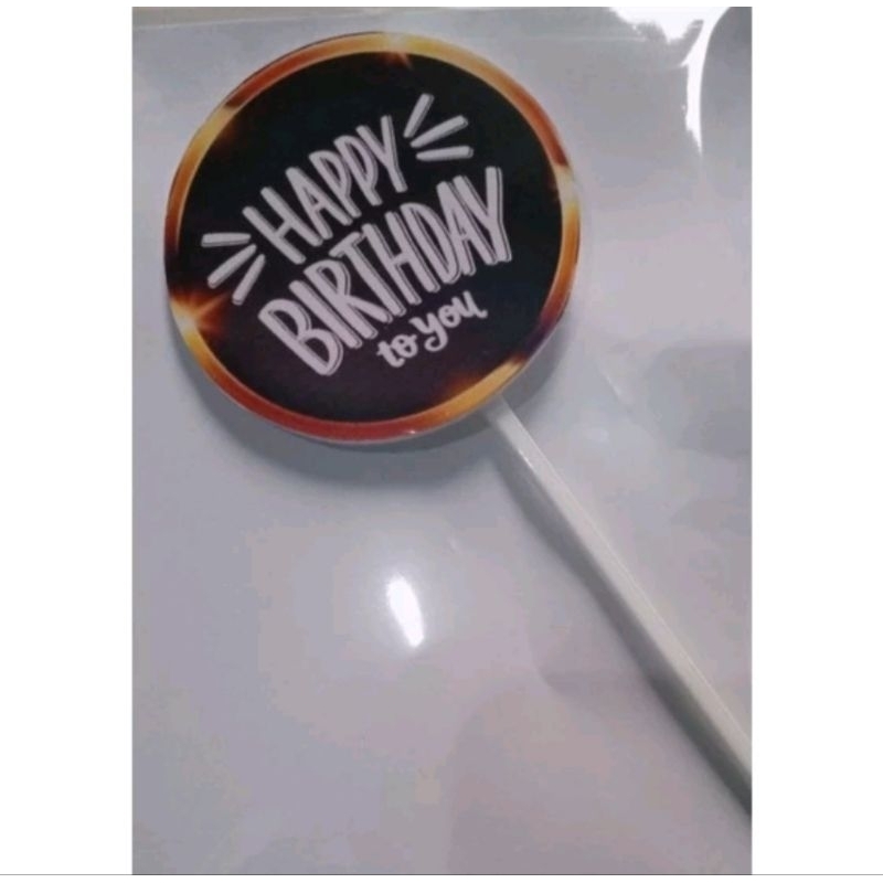 HBD 3D styrofoam/topper kue/hiasan kue ulang tahun happybirthday/topper karakter HBD 3D STYROFOAM