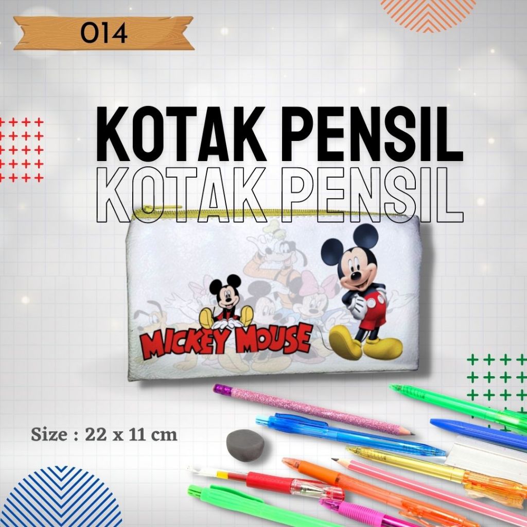 

Tempat Pensil 010 gambar kartun, Mickey Mouse, Tempat Pensil Karakter