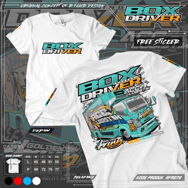 rfr 79 kaos truk box canter mania terbaru baju driver muda truk dewasa