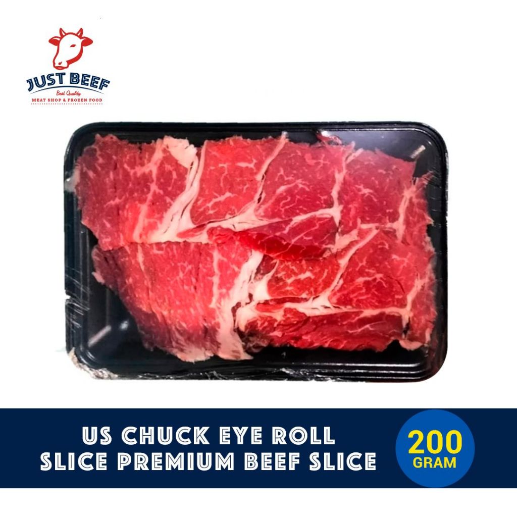 

US Chuck Eye Roll Slice Premium Beef Slice 200gr