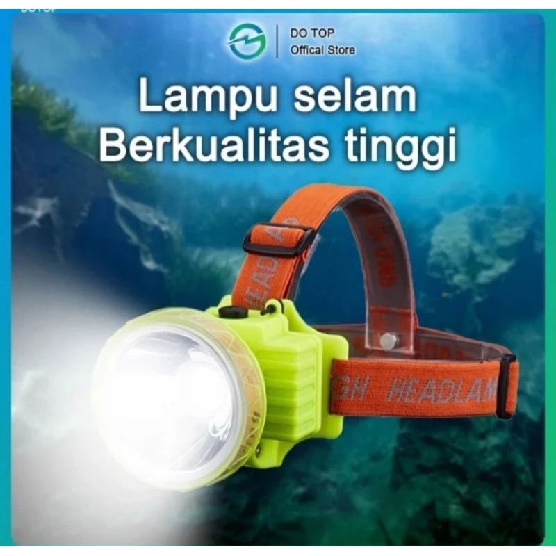 Senter Selam Diving 50watt IPX7 Senter kepala selam berkualitas