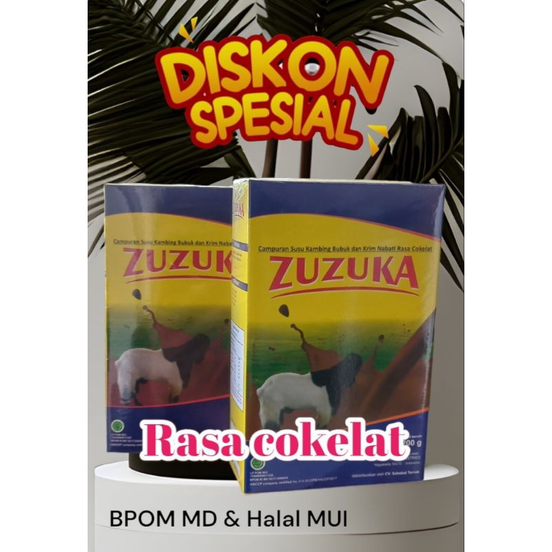 

Susu kambing Zuzuka rasa cokelat